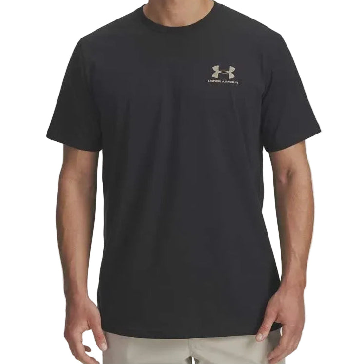 Under Armour Left Chest Logo T-Shirt - Black/Gold