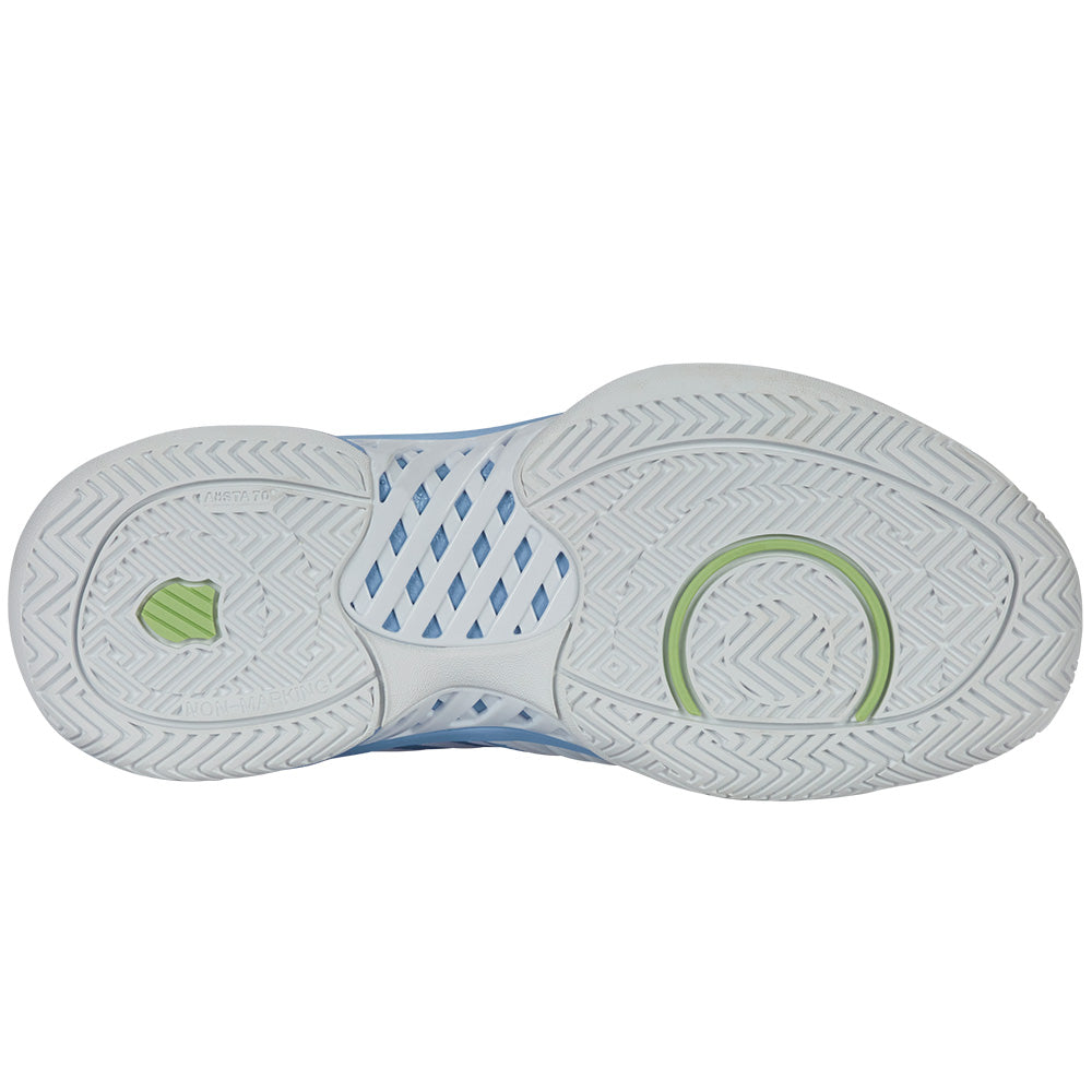 K-Swiss Express Light 3 Ladies Tennis Shoes - White/Sky Blue