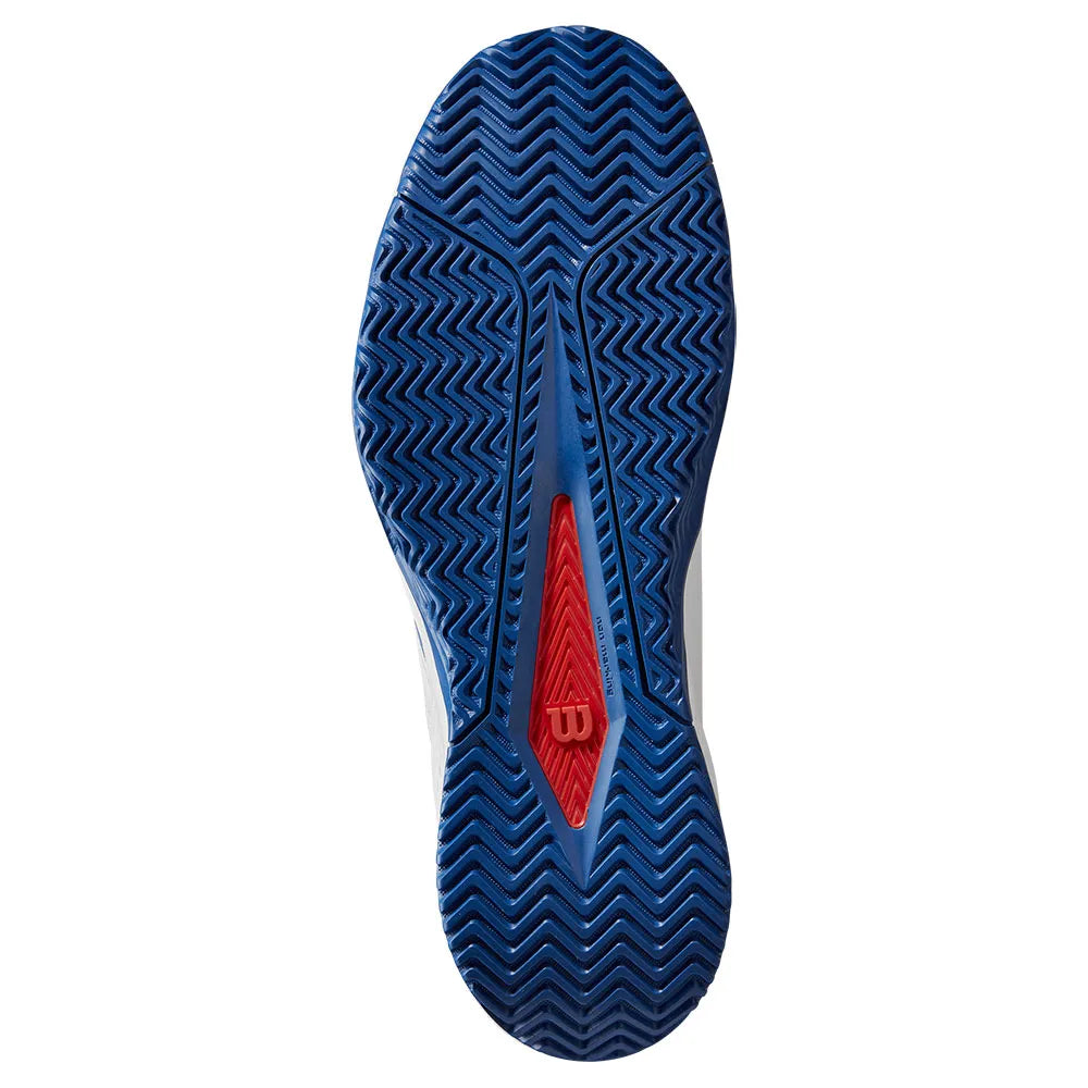 Wilson Rush Pro Lite Mens Tennis Shoe - White/D V Blue