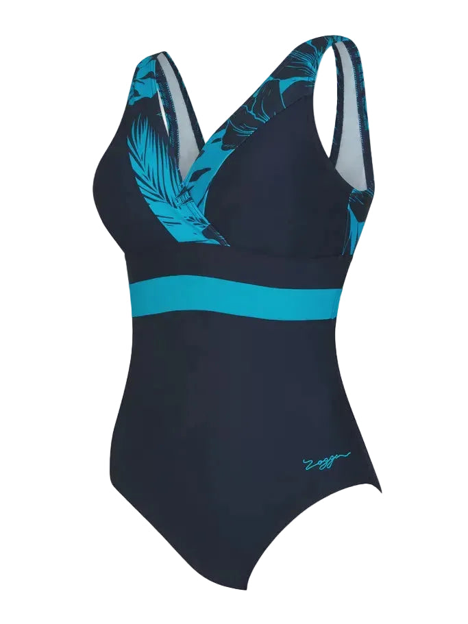 Zoggs Sqaureback Ladies Swimsuit - Fiji