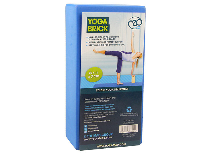 Fitness Mad Yoga Brick - Blue
