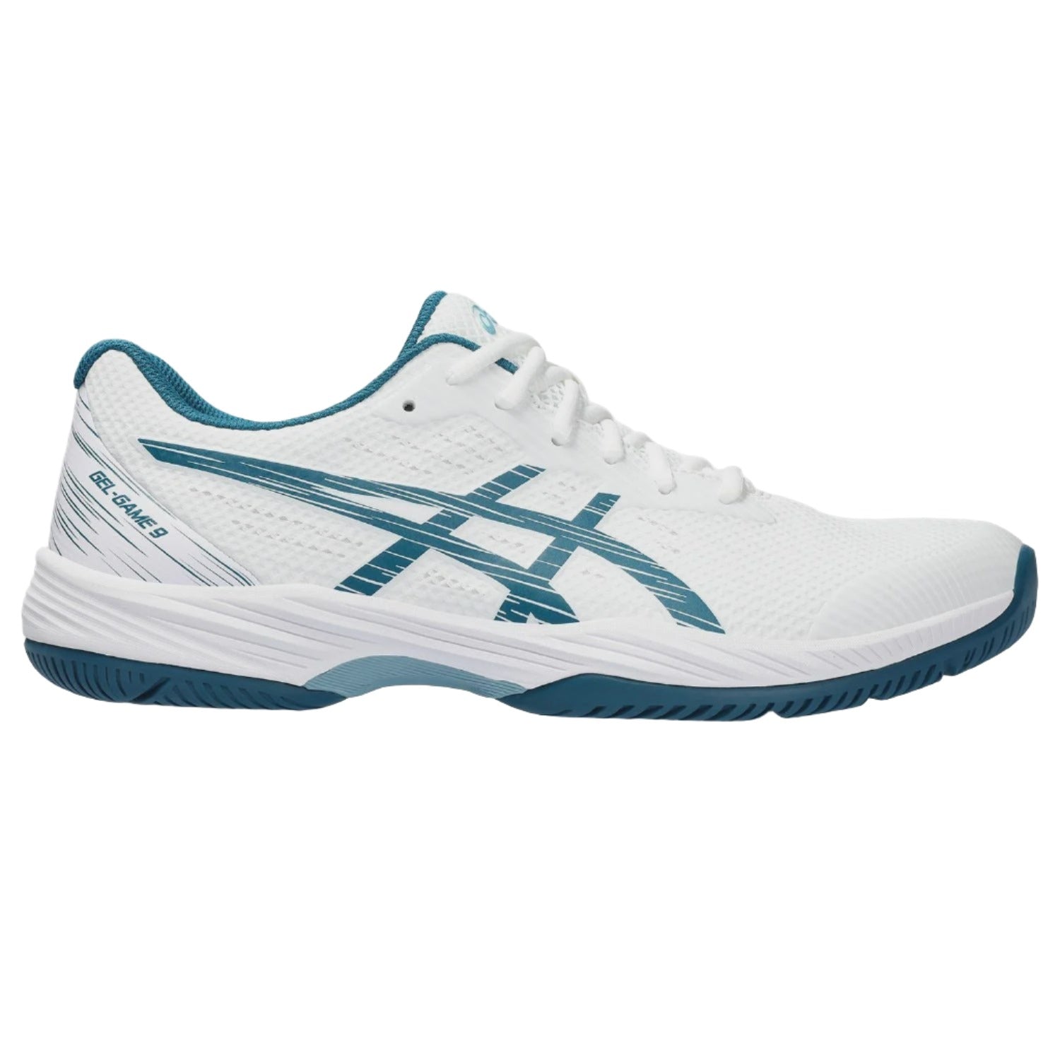 Asics Gel Game 9 Tennis Shoe - White / Restful Teal