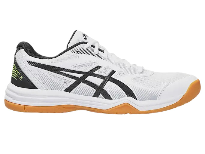 Asics UPCOURT 5 Mens Indoor Court Shoes-White/Blue