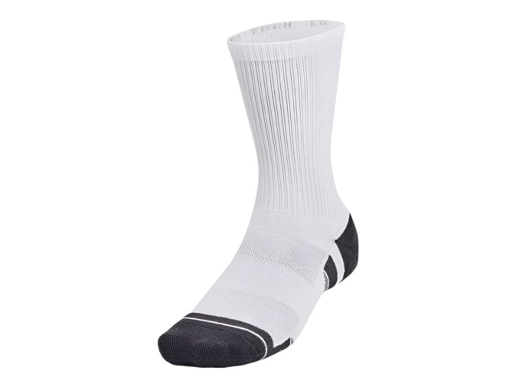 Under Armour Performance Tech Sock Crew - White