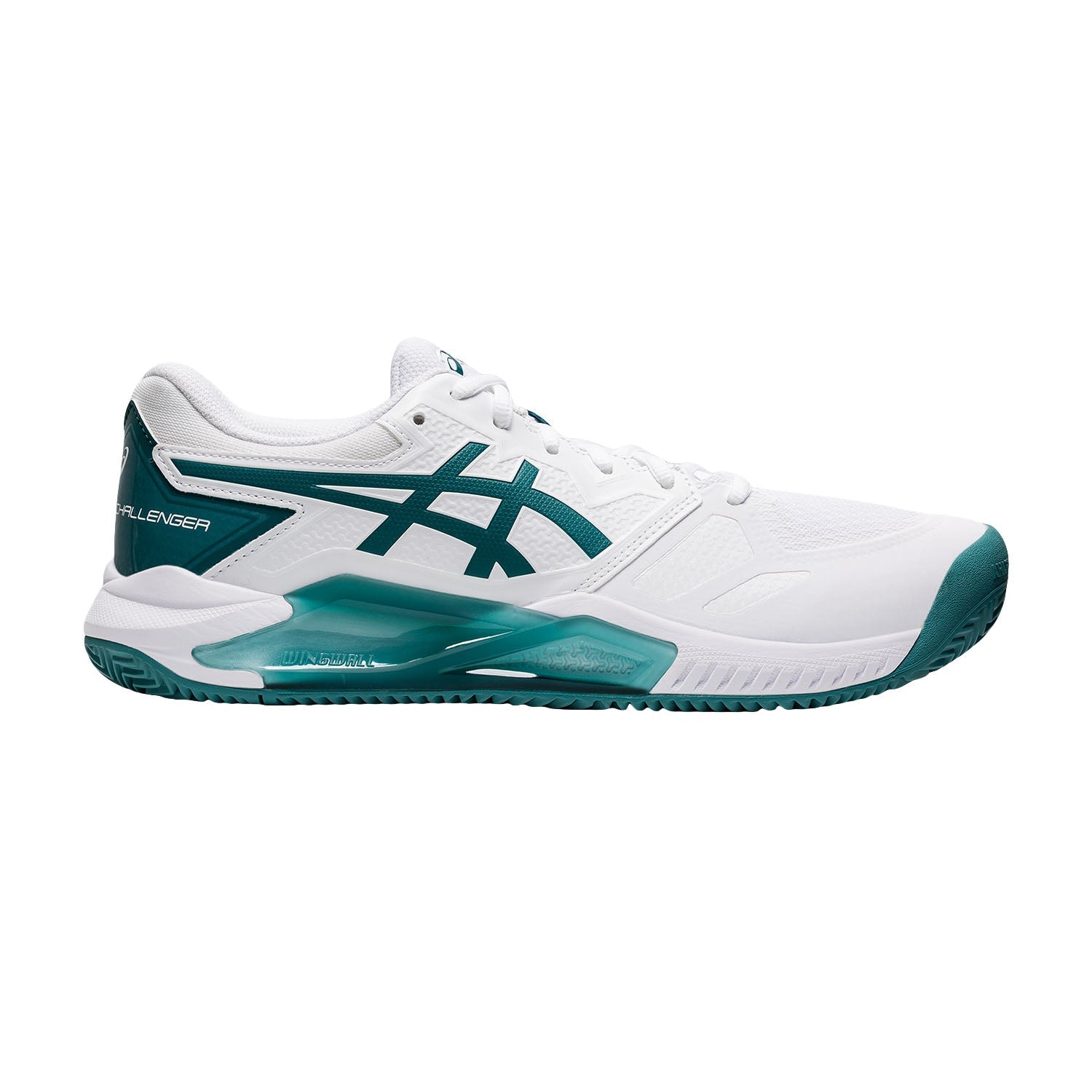 Asics Gel-Challenger 13 Clay Mens Tennis Shoes - White/Velvet Pine-Bruntsfield Sports Online
