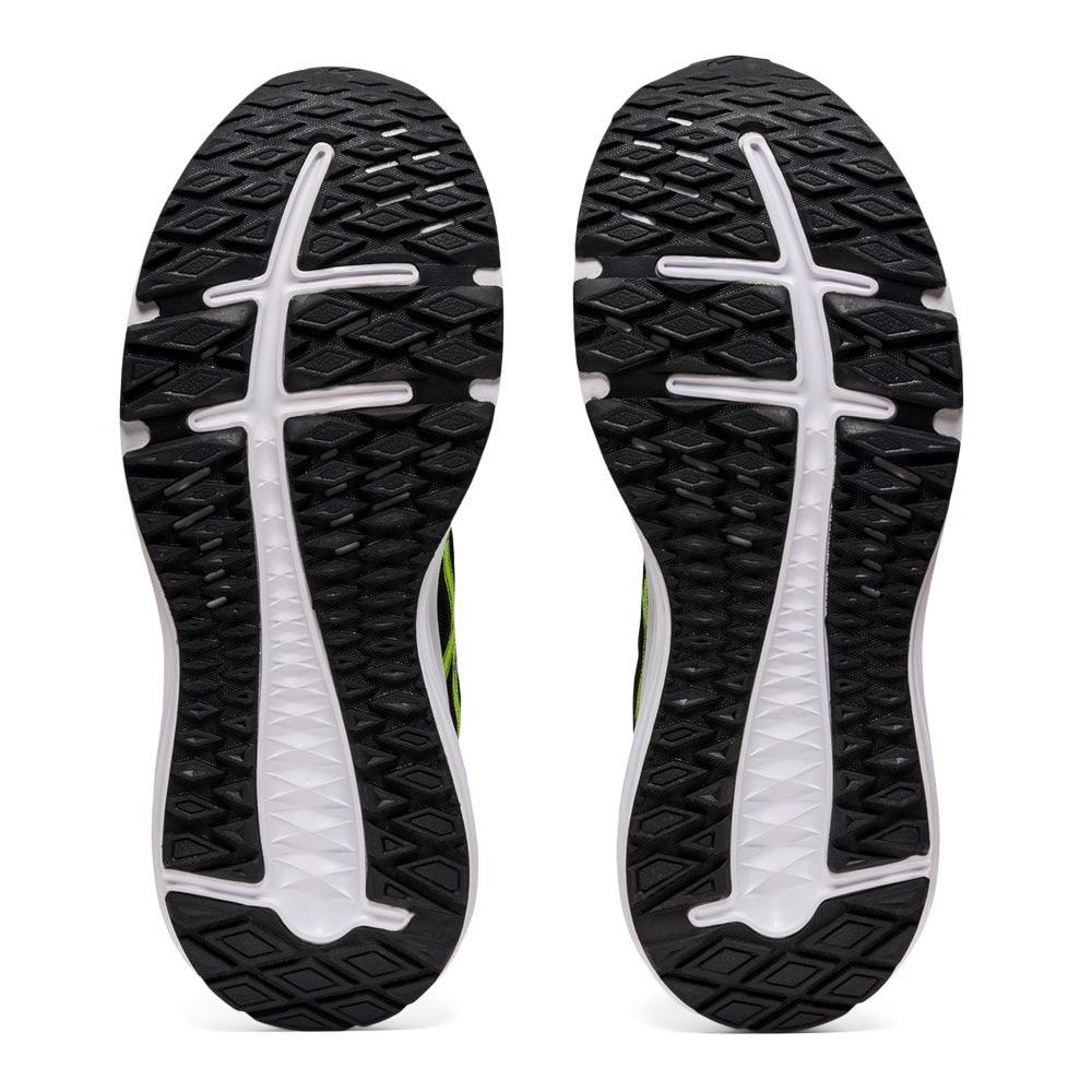 Asics Patriot 12 GS Kids Shoes - Black/Hazard Green-Bruntsfield Sports Online