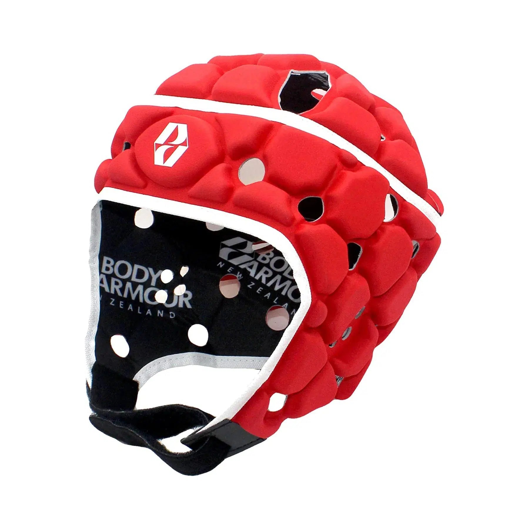 Body Armour Ventilator Headguard - Red-Bruntsfield Sports Online