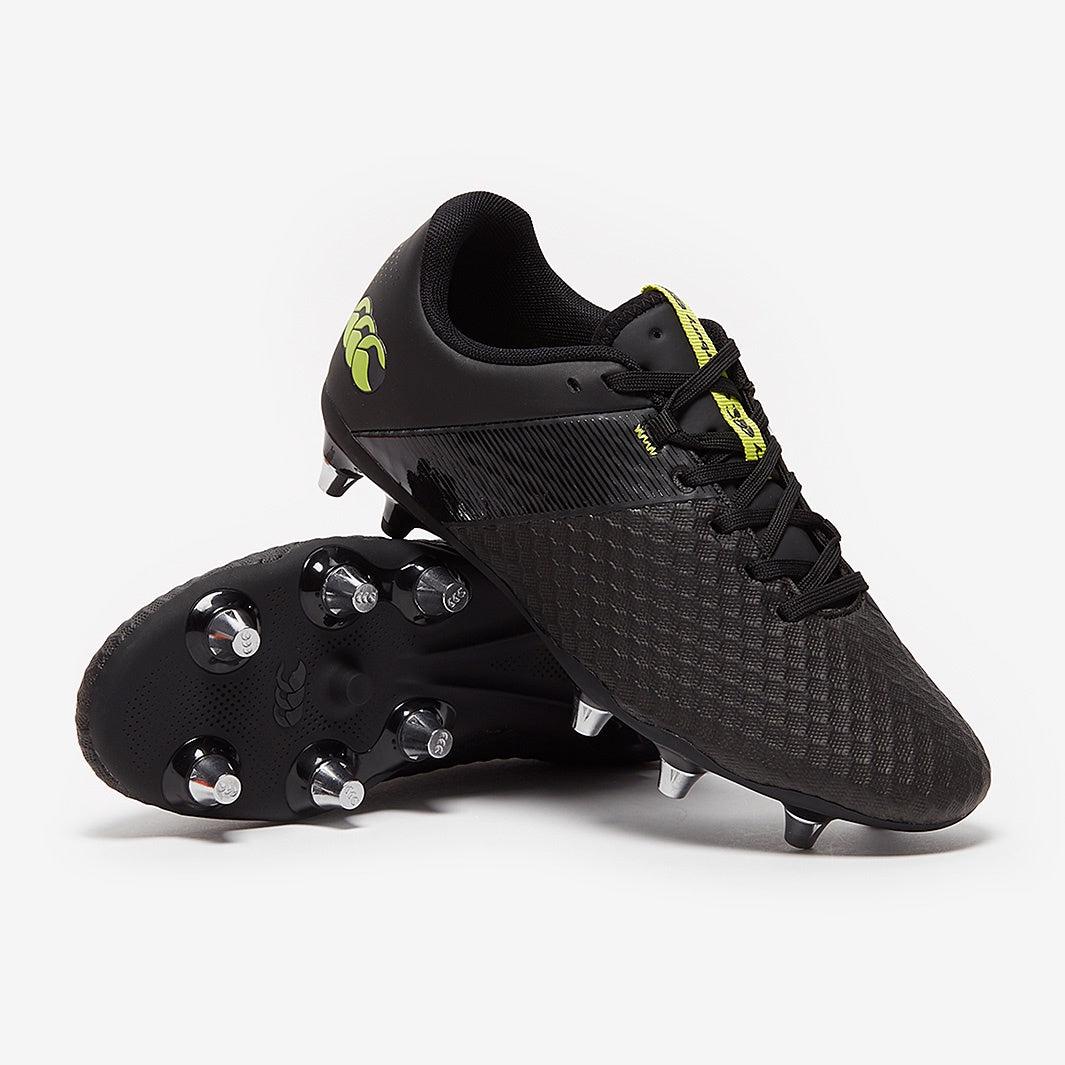 Canterbury Phoenix 3.0 SG Rugby Boot - Black/Lime-Bruntsfield Sports Online