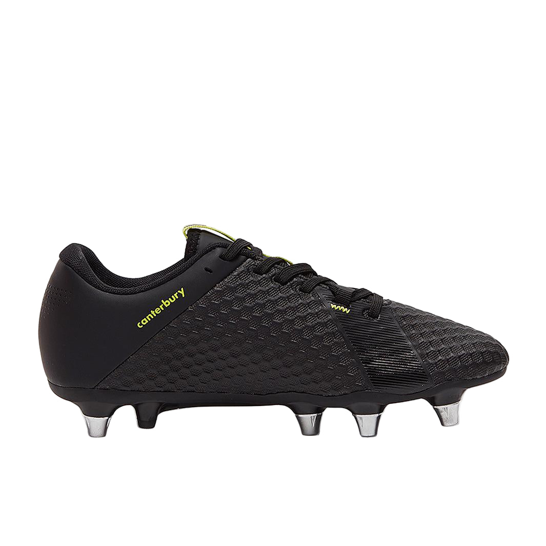 Canterbury Phoenix 3.0 SG Rugby Boot - Black/Lime-Bruntsfield Sports Online