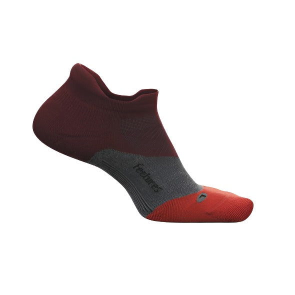 Feetures Elite Light Cushion No Show Tab - Dark Cherry-Bruntsfield Sports Online
