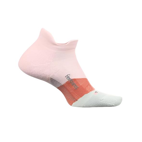 Feetures Max Cushion No Show Tab Socks - Blush-Bruntsfield Sports Online