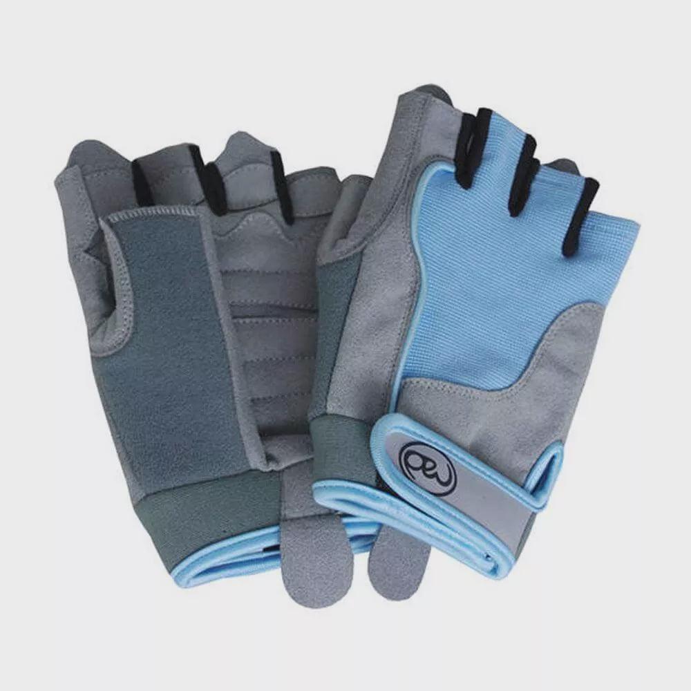 Fitness-Mad Womens Blue Cross Training Gloves-Bruntsfield Sports Online