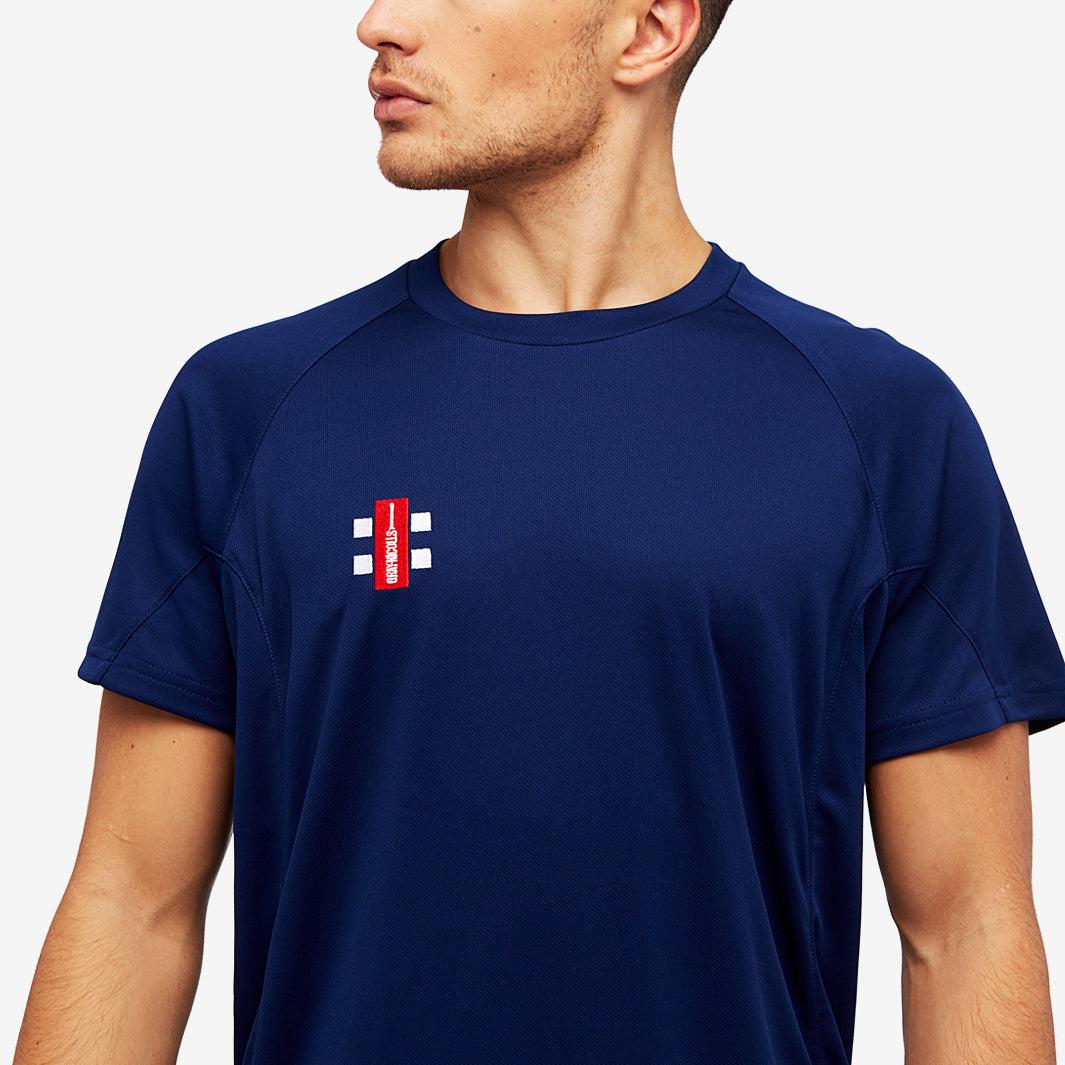 Gray-Nicolls Matrix S/S Tee Shirt-Navy-Bruntsfield Sports Online