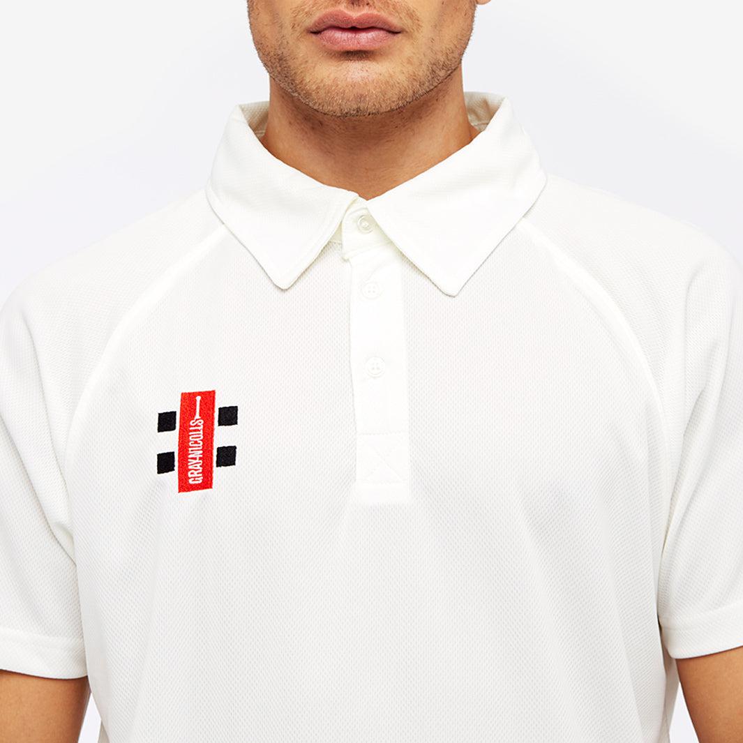 Gray-Nicolls Matrix V2 S/S Shirt - Ivory-Bruntsfield Sports Online