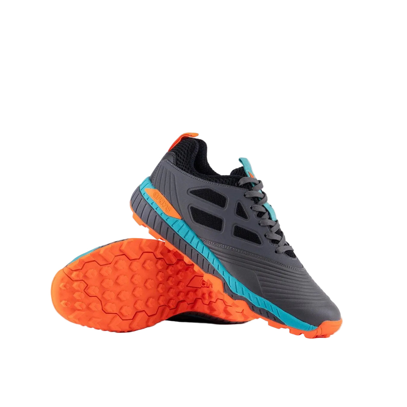 Grays Blitz Hockey Shoe - Charcoal/Teal-Bruntsfield Sports Online