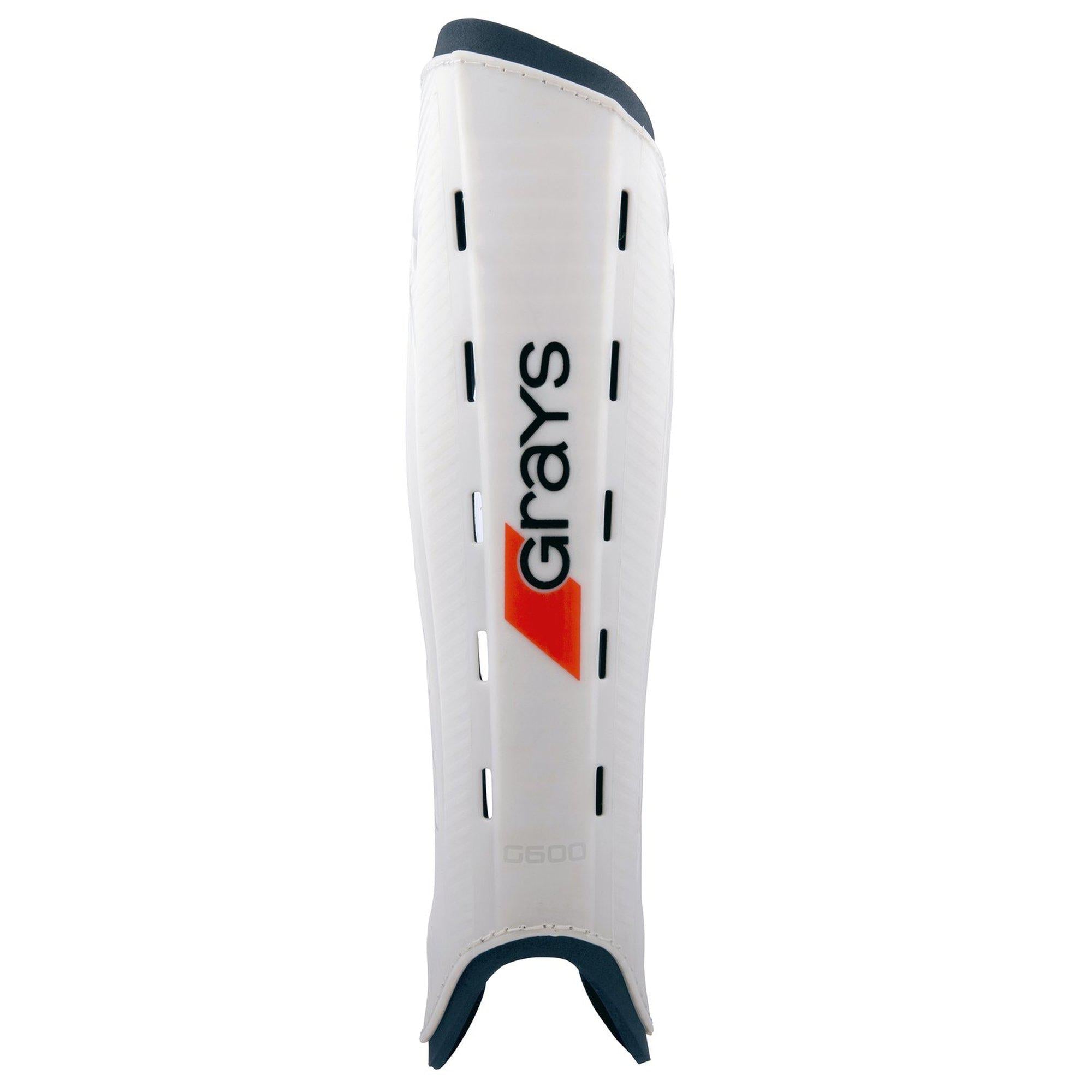 Grays G600 Shinguard - White/Navy-Bruntsfield Sports Online