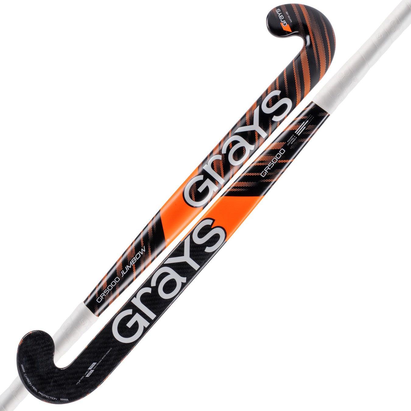 Grays GR5000 Jumbow Hockey Stick Black/Orange-Bruntsfield Sports Online