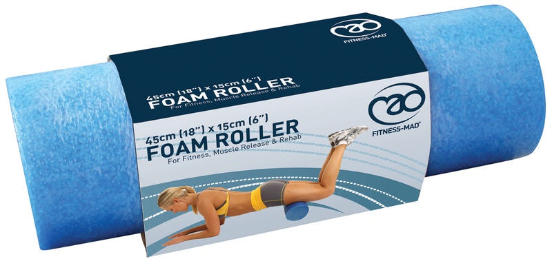 Fitness Mad 45cm Foam Roller - Blue