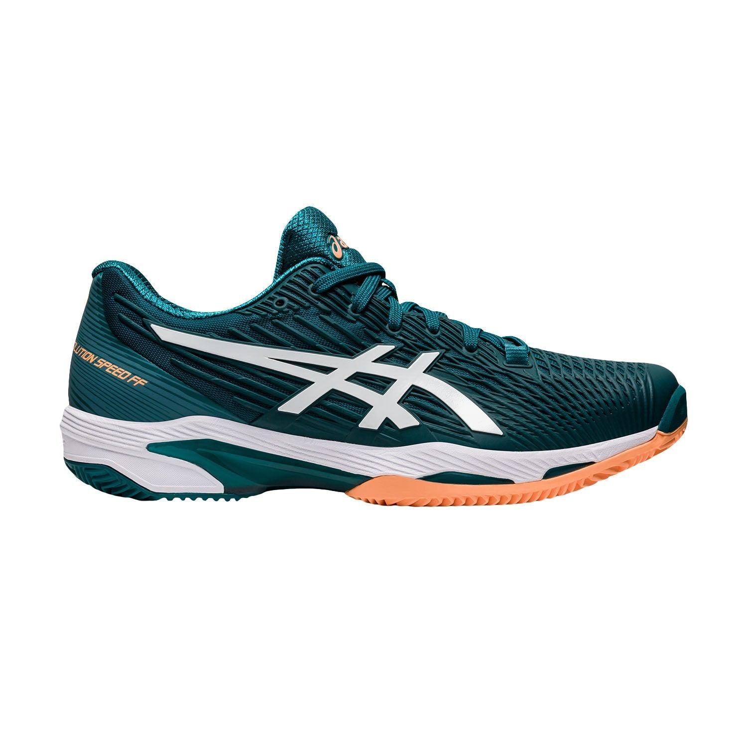 Mens Asics Solution Speed FF 2 Tennis Shoes - Pine/White-Bruntsfield Sports Online