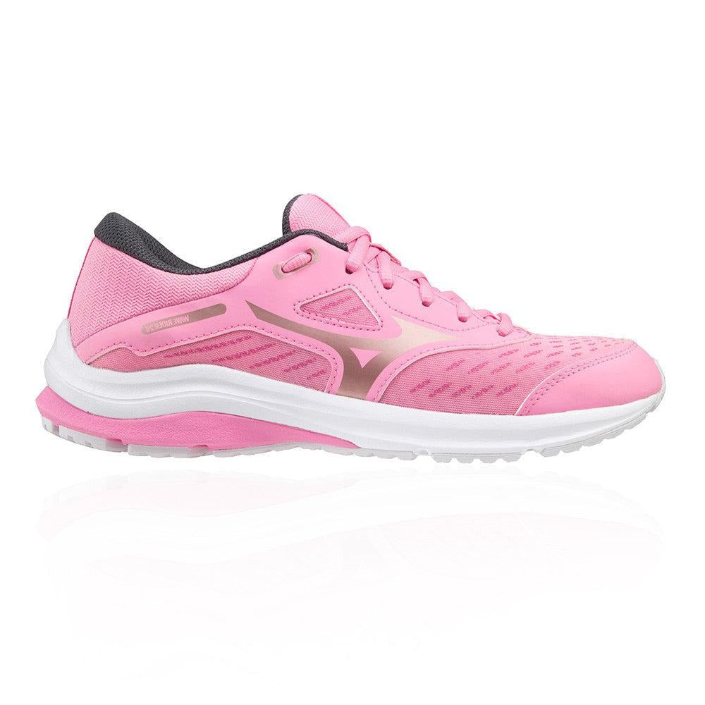 Mizuno Wave Rider 24 Jr - Pink-Bruntsfield Sports Online