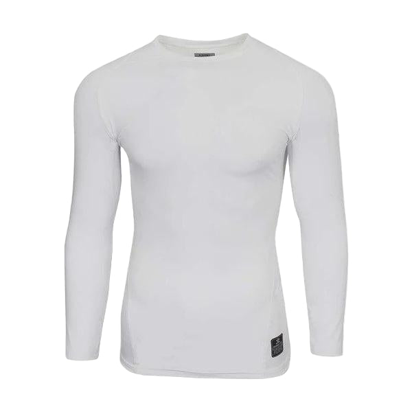 Shrey Intense Long Sleeve Baselayer - White-Bruntsfield Sports Online