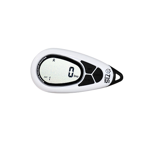 TIS Pro 077 Pedometer-White-Bruntsfield Sports Online
