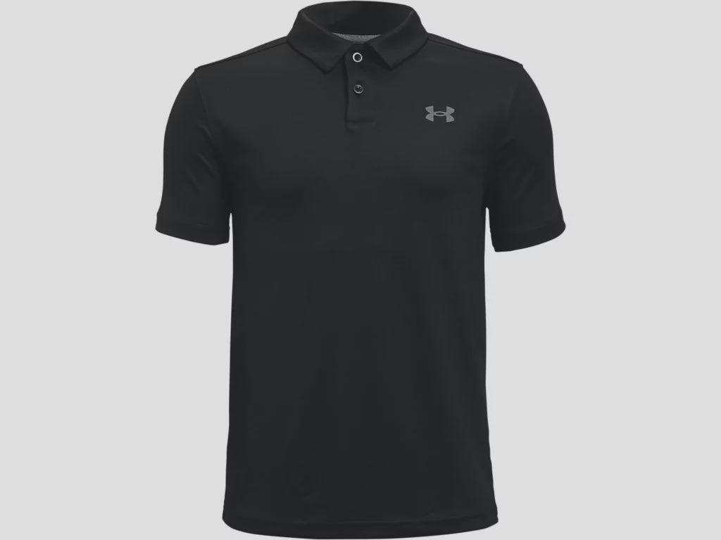 Under Armour Kids Polo-Black-Bruntsfield Sports Online