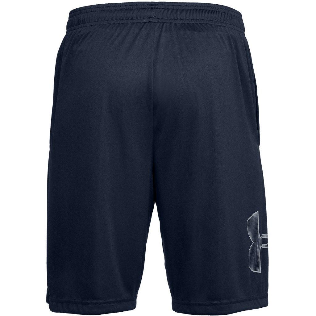 Under Armour Mens UA Tech Graphic Shorts Academy/Steel-Bruntsfield Sports Online