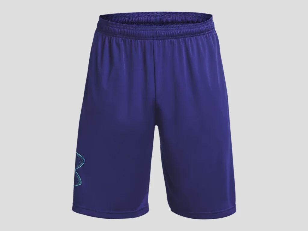 Under Armour Men's UA Tech Graphic Shorts- Sonar Blue-Glacier Blue-Bruntsfield Sports Online