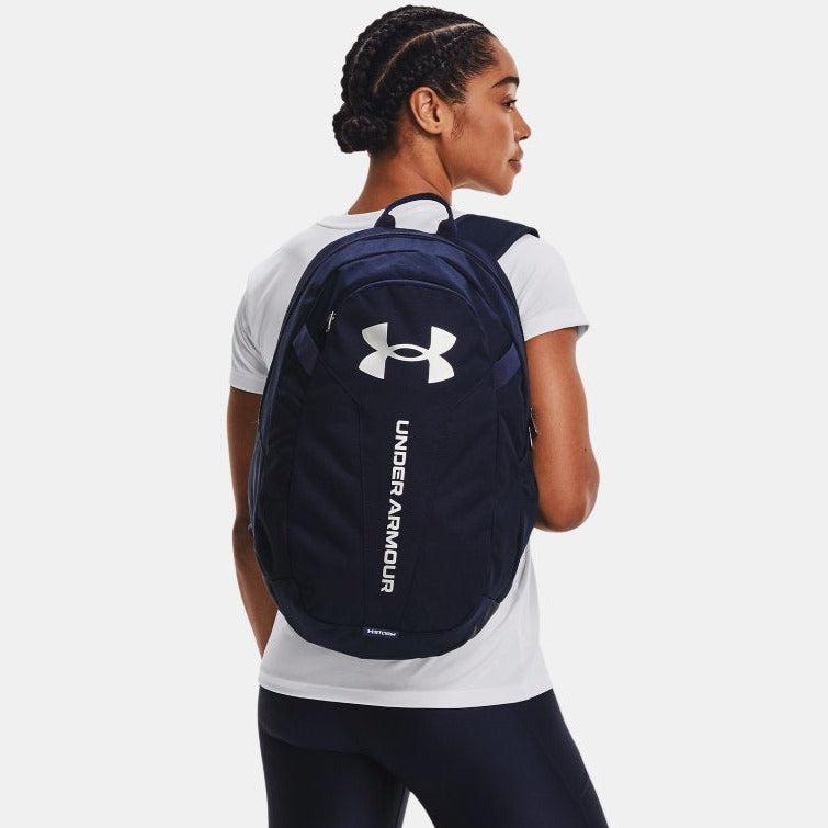 Under Armour UA Hustle Lite Backpack-Navy-Bruntsfield Sports Online