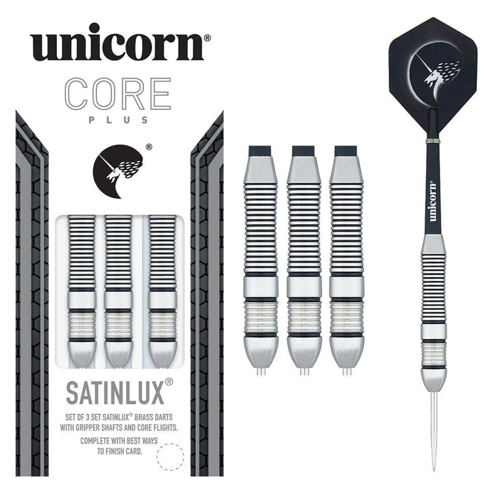 Unicorn Core Plus Satin Lux Darts (22g)-Bruntsfield Sports Online