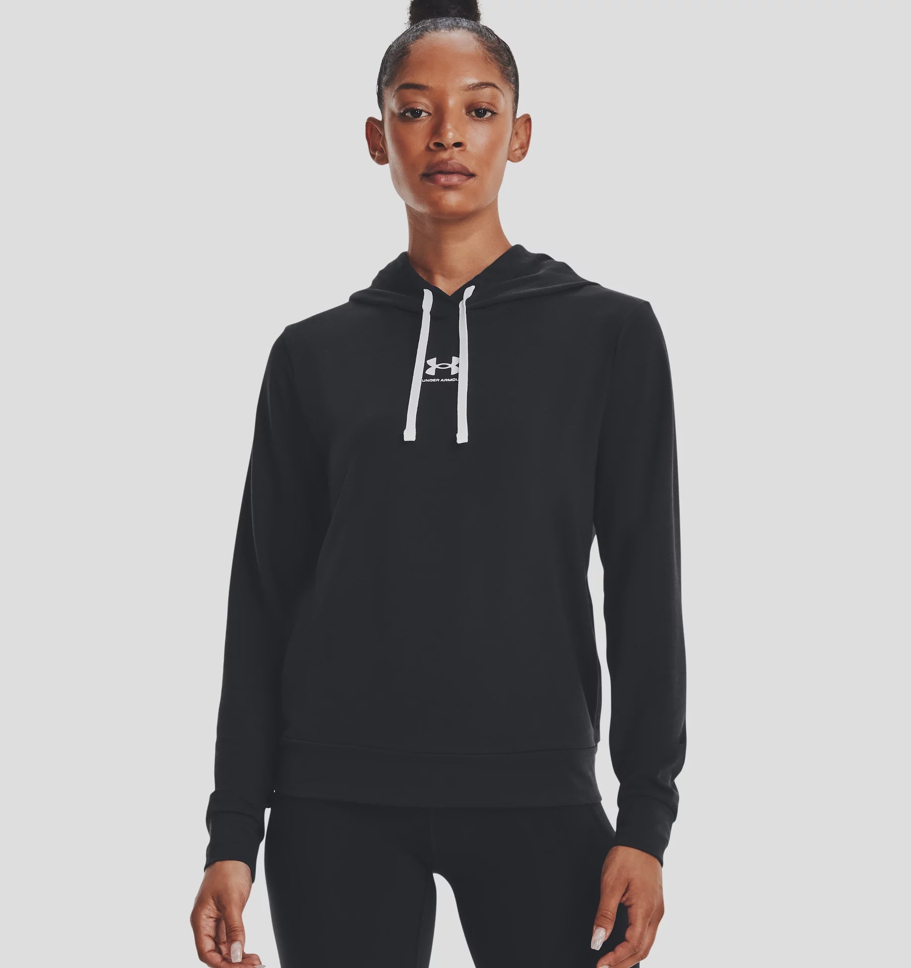 Women's Under Armour Rival Terry Hoodie - Black
