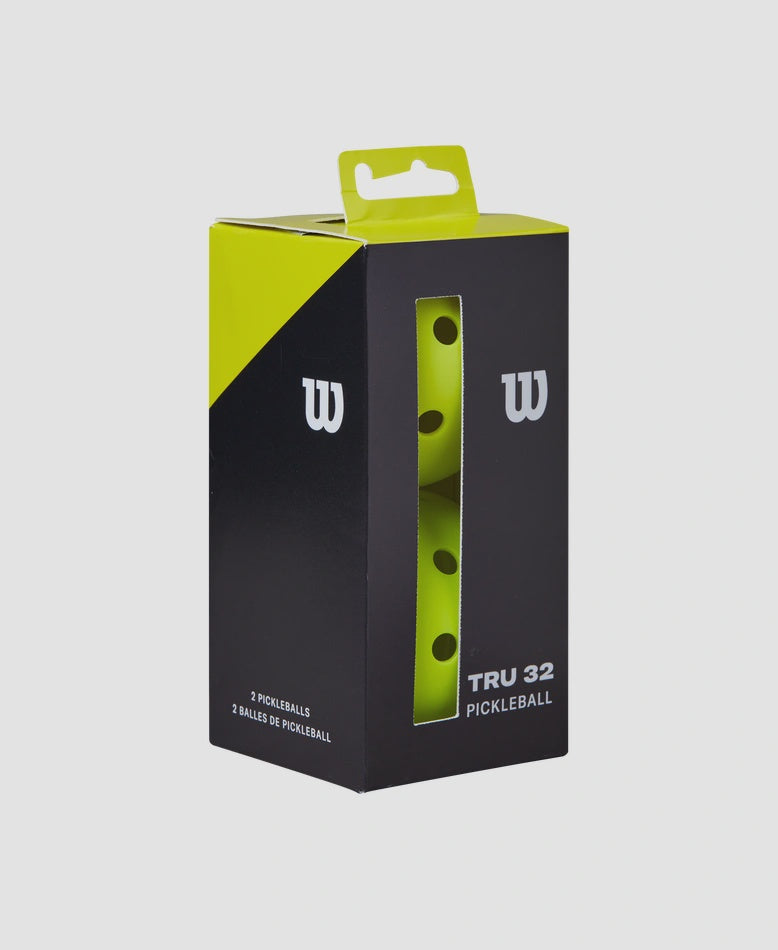 Wilson TRU 32 Pickleballs - 2 Pack