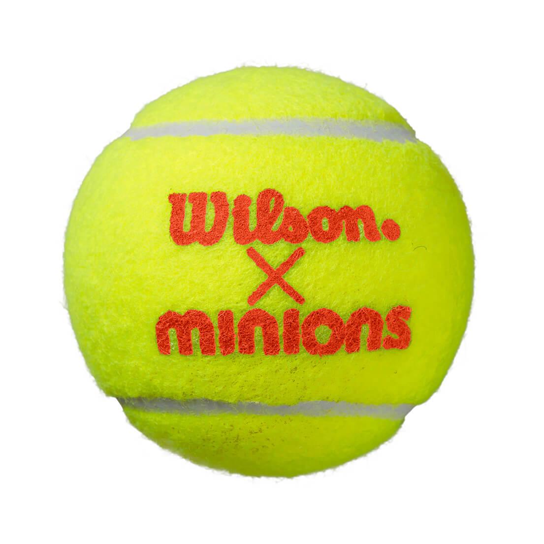 Wilson x Minions Orange Tennis Balls-Bruntsfield Sports Online