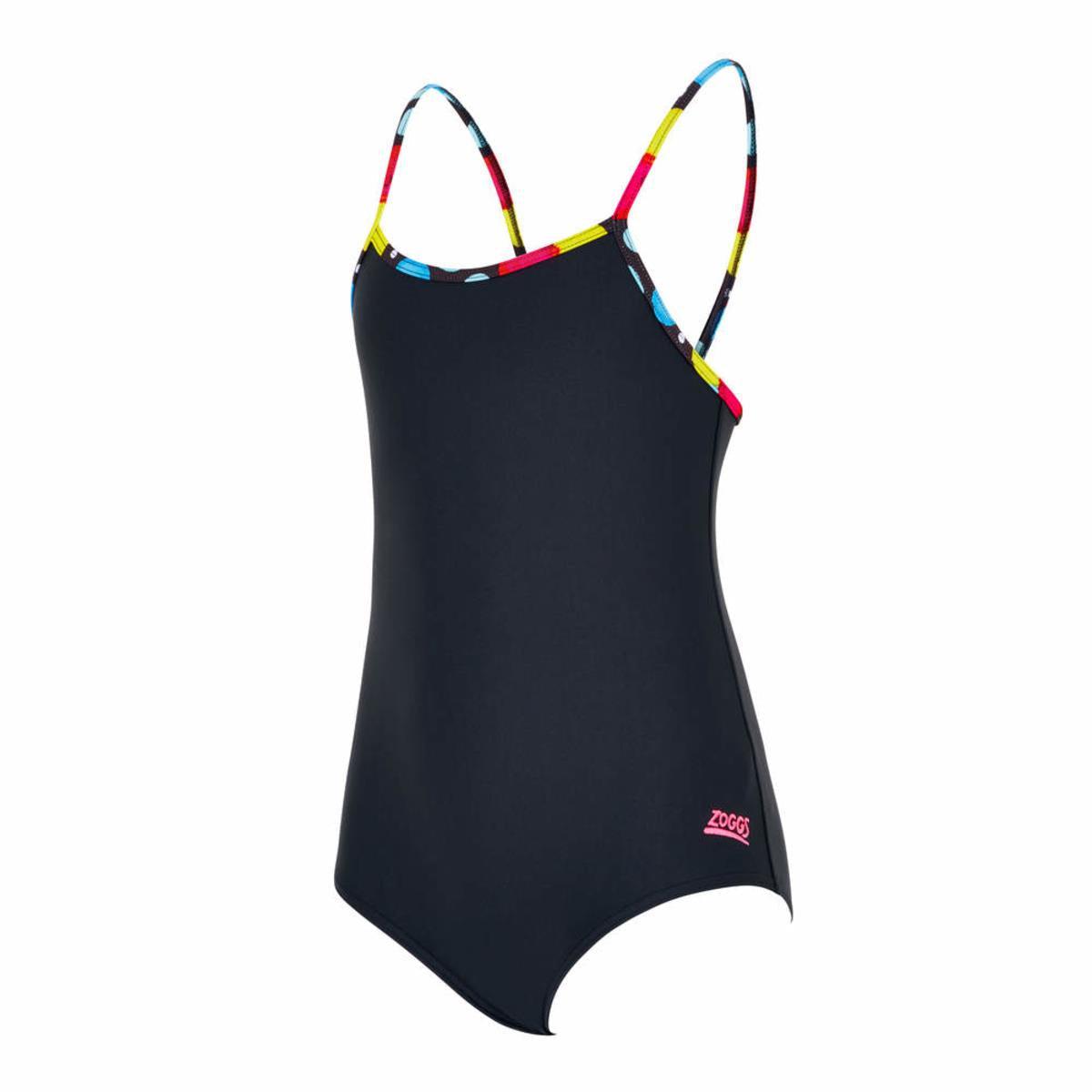 Zoggs Classicback Girls Swimming Costume - Spot Print-Bruntsfield Sports Online