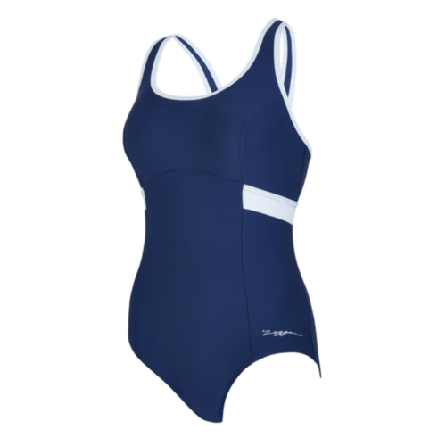 Zoggs Dakota Crossback Ladies Swimming Costume Navy