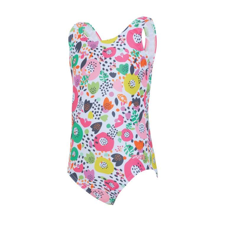 Zoggs Poppy Girls Scoopback Swimming Costume-Bruntsfield Sports Online