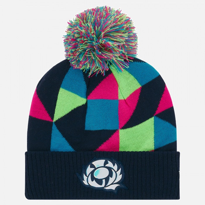 Scotland Rugby 2023/24 Neon Pompom Beanie