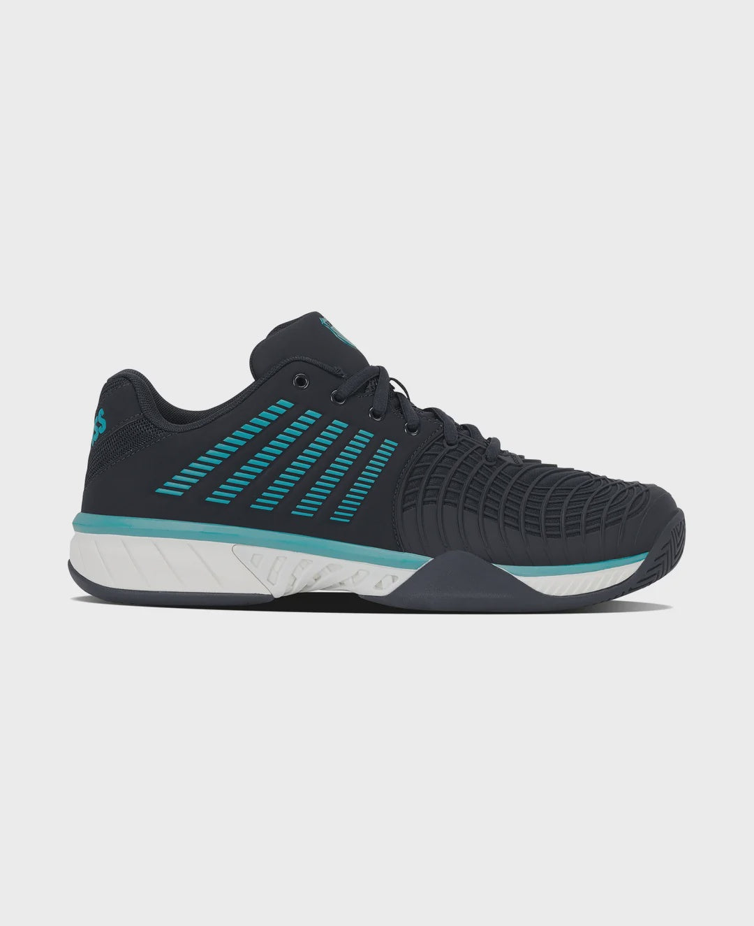 K-Swiss Express Light 3 Men's Tennis Shoe -  Black/Teal