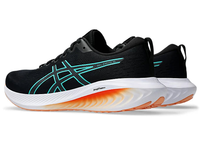 Asics Gel Excite 10 Mens Running Shoe - Black/Wave Teal