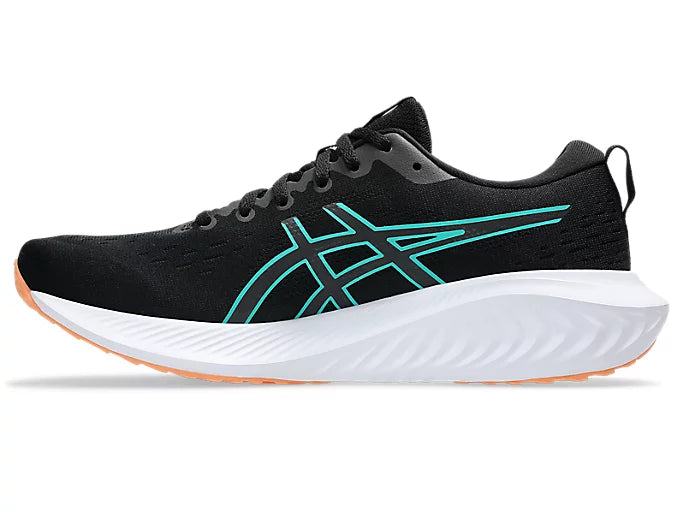 Asics Gel Excite 10 Mens Running Shoe - Black/Wave Teal