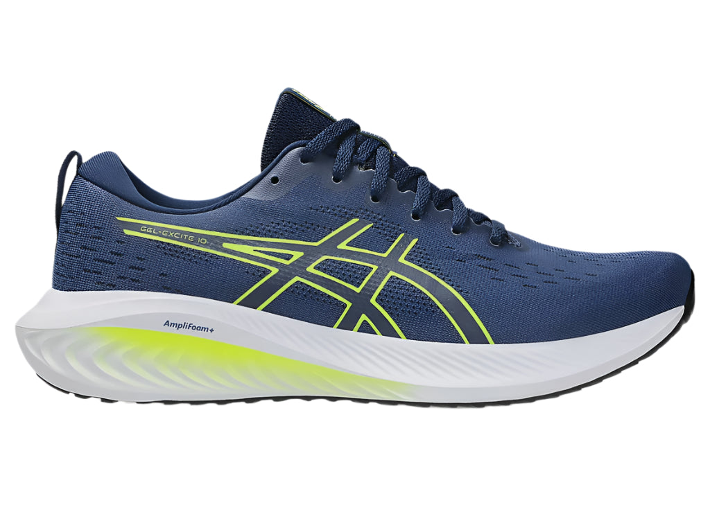Asics Mens Gel Excite 10 Running Shoes - Blue Expanse/Safety Yellow