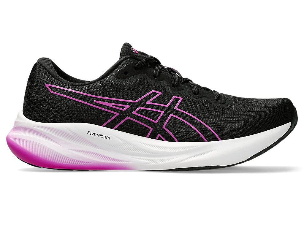 Asics Gel Pulse 15 Ladies Running Shoes - Black/Magenta