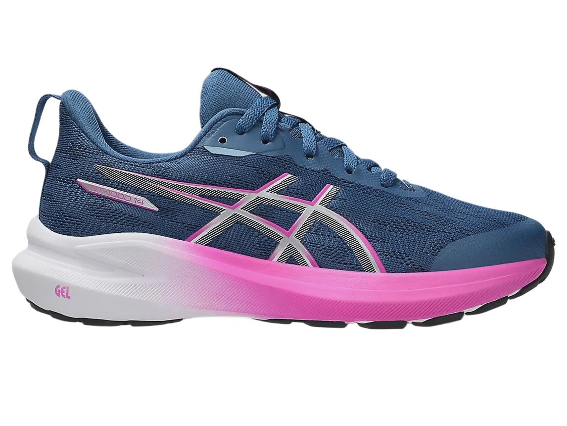Asics GT - 1000 14 GS Junior Running Shoes - Twilight Blue/Digital Sakura