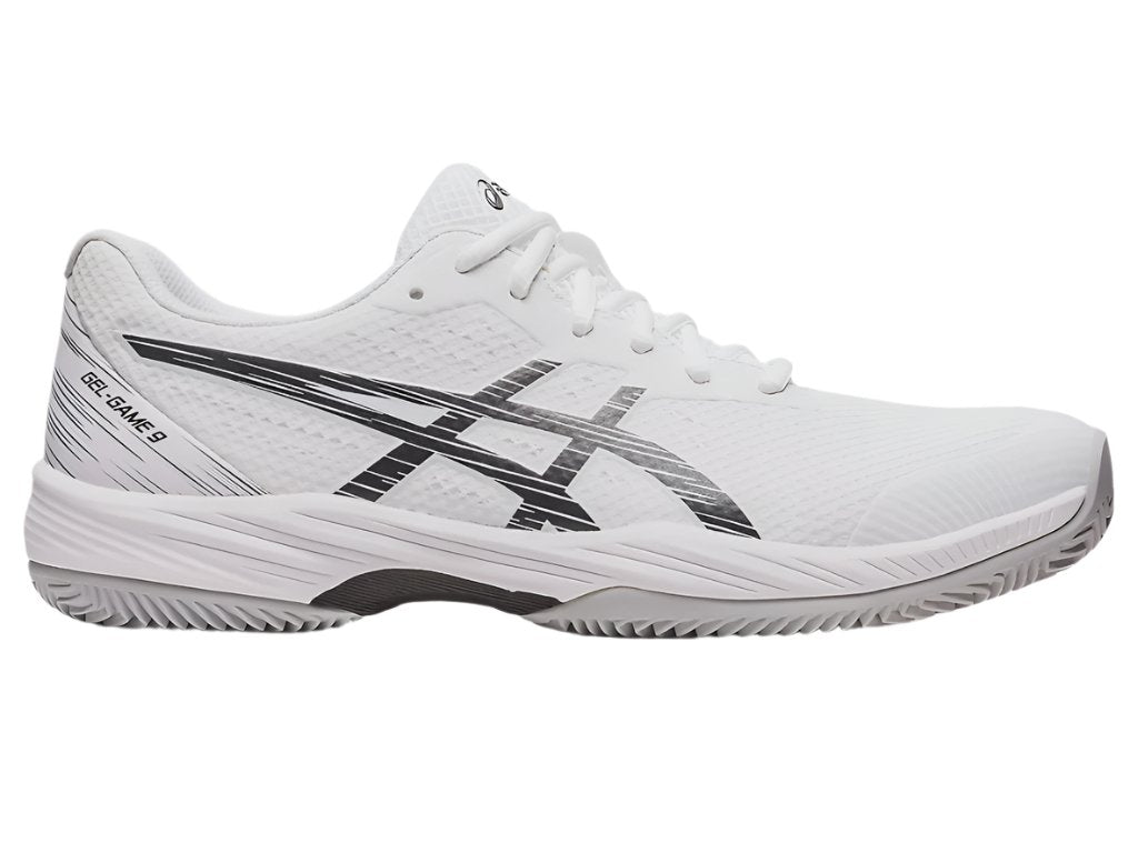 Asics Gel-Game 9 Clay / OC Men's Tennis Shoes - White / Black