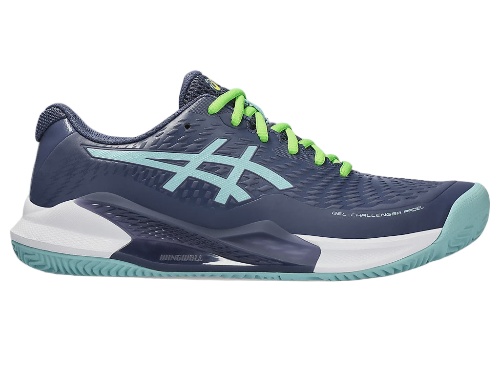 Asics Gel Challenger 14 Padel Shoes - Thunder Blue/Teal Mint