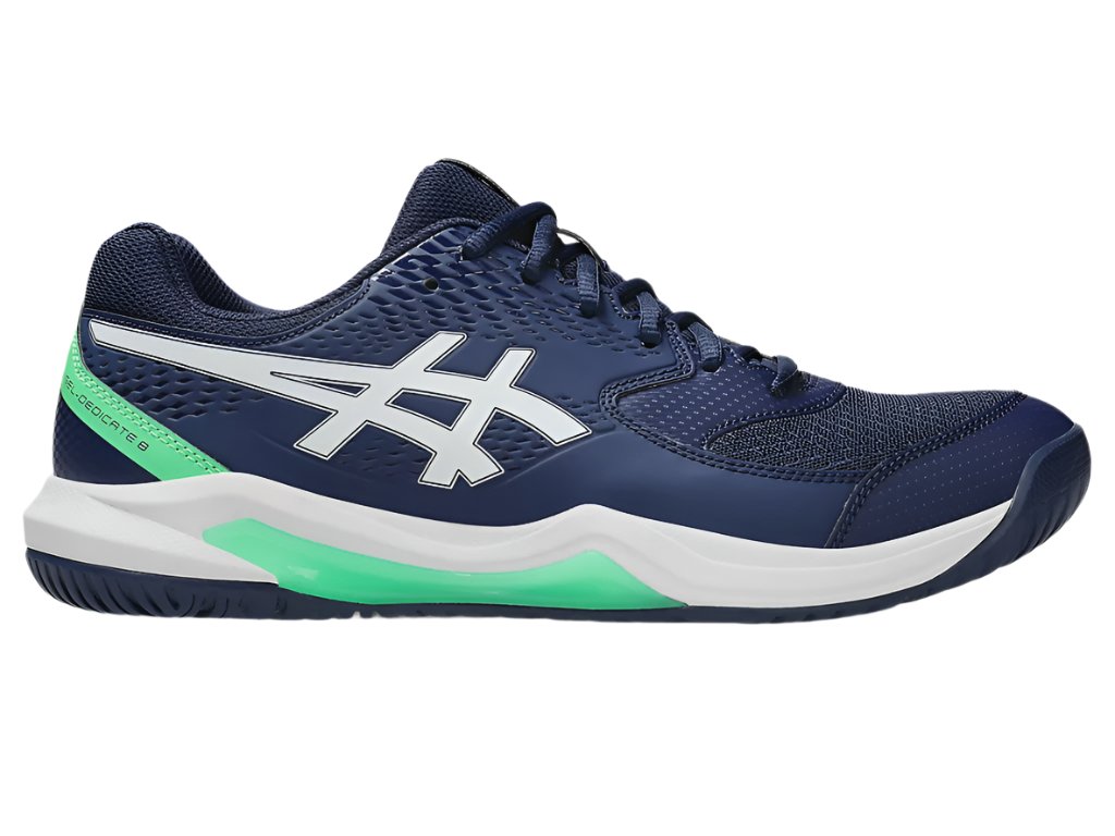 Asics Gel-Dedicate 8 Men's Tennis Shoes - Blue Expanse / White