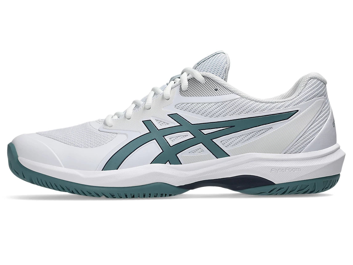 Asics Game FF Men's Tennis Shoes - White/Foggy Teal