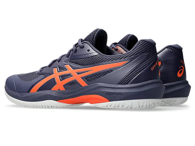 Asics Game FF Mens Tennis Shoe - Indigo Fog/Nova Orange