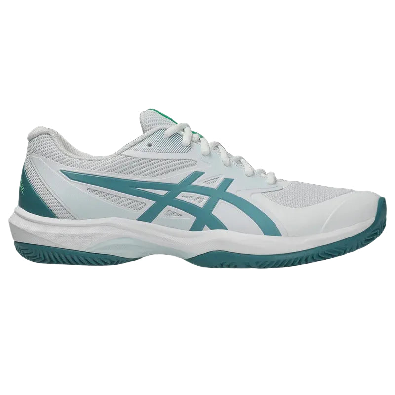 Asics Game FF Mens Padel Shoes - White/Misty Pine